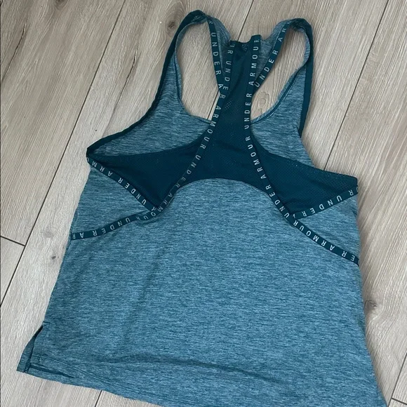 Under Armour Blue Racerback Tank - Picture 3 of 3